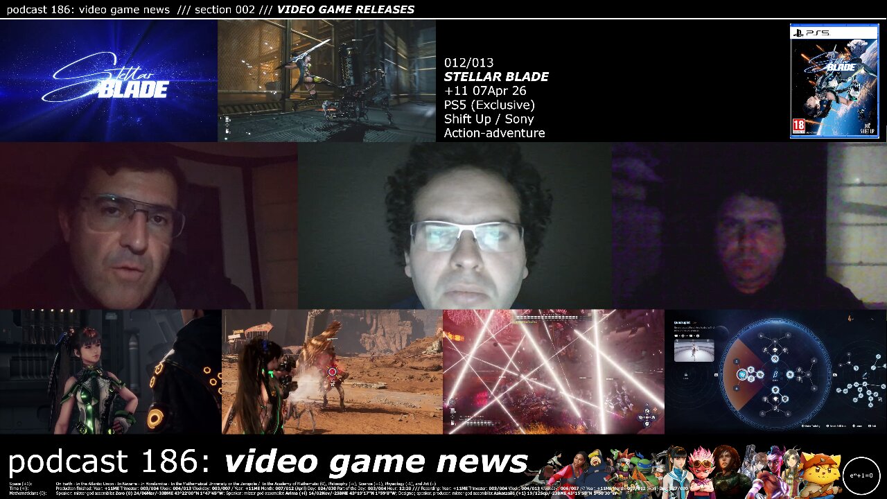 +11 003/004 004/013 006/007 podcast 186: video game news