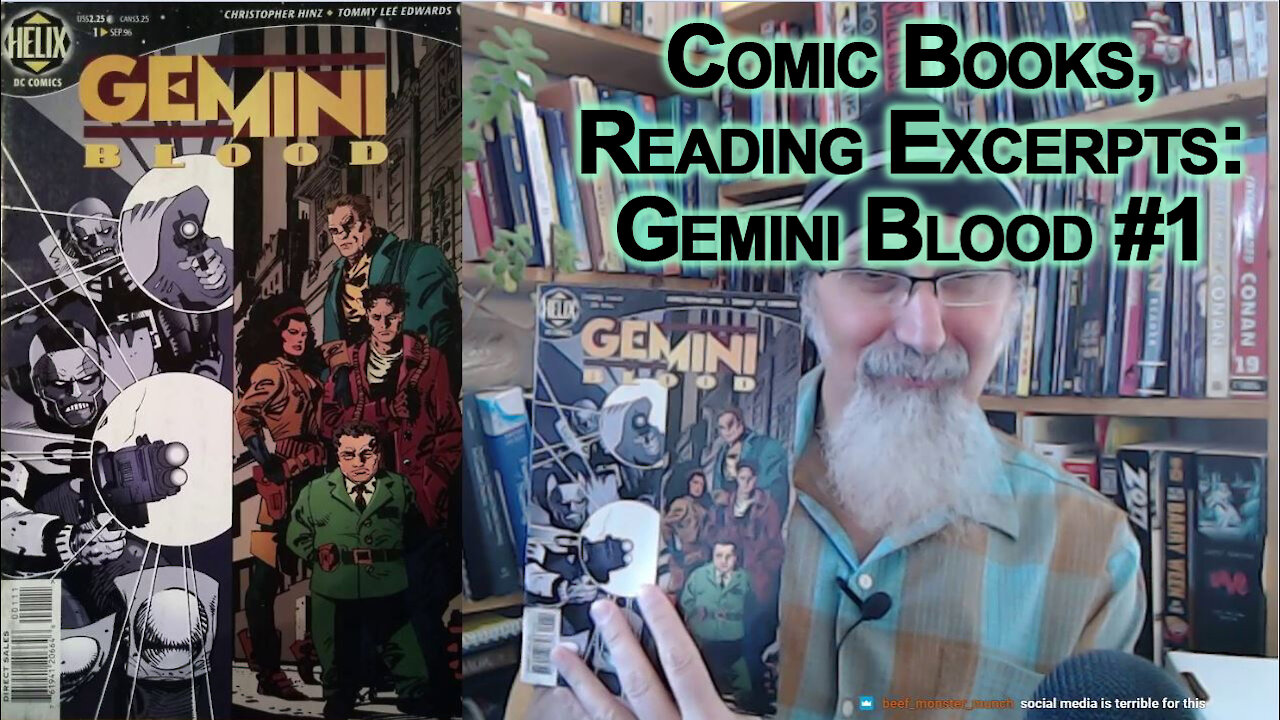 Comic Books, Reading Excerpts: Gemini Blood #1, 1996: The 99 to 1 Rule [ASMR]