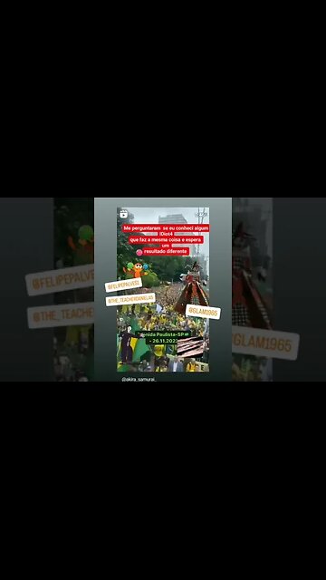 Avenida Paulista 26/11/2023 - Adianta falar algo?