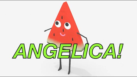 Happy Birthday ANGELICA! - WATERMELON Birthday Song
