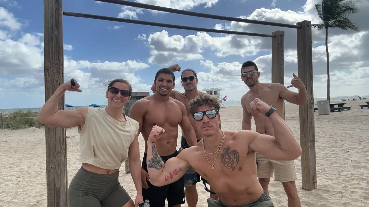 PUSH & PULL BEACH WORKOUT | BARNATURALS x TEAM GAINS