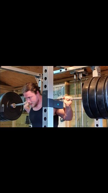 155 Kgs x6 Squat. Another tired, off day. But I am not deterred!