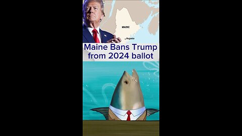 Maine bans Trump from 2024 election ballot.