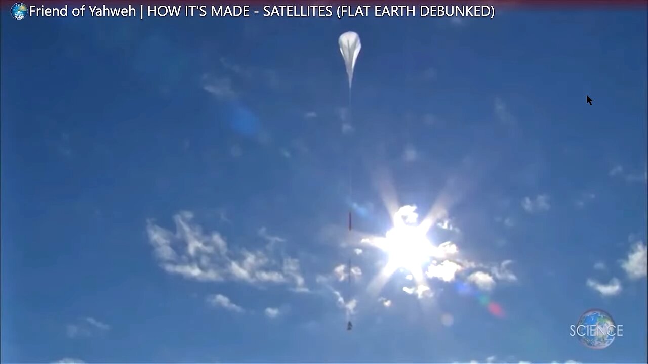 Satellites Debunked, They Are On Balloons GLOBEBUSTERS