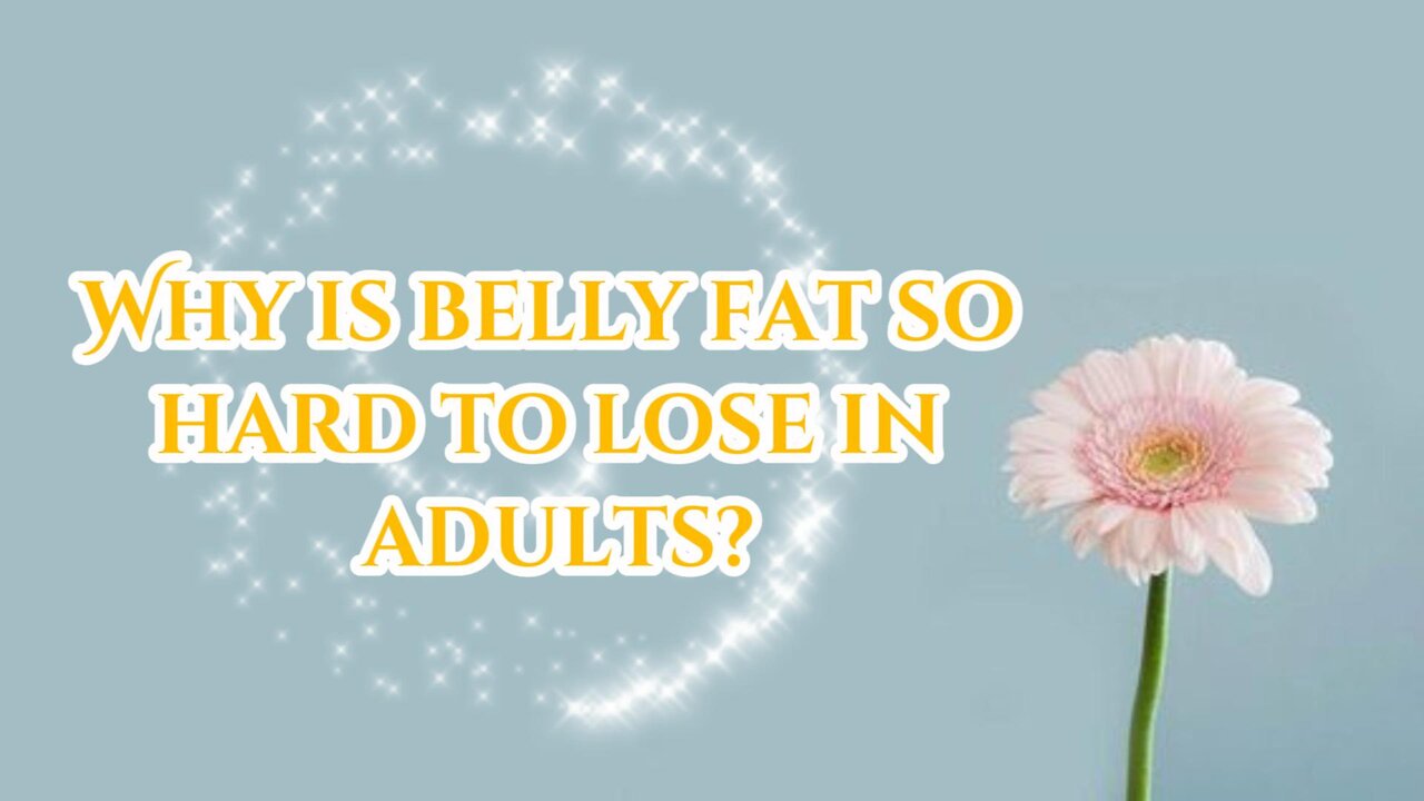 Why is belly fat so hard to lose in adults