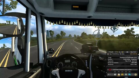 ADAMANTINA x PORTO UNIÃO - IVECO e REBOQUE LP MODS (OFICINA STEAM) - EAA 6.4 - ETS 2 1.43