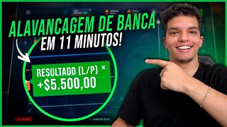 Aprenda Como ALAVANCAR BANCA na Iq Option! De $400 ➡ $5500 | Melhor Estratégia de Alavancagem em OB