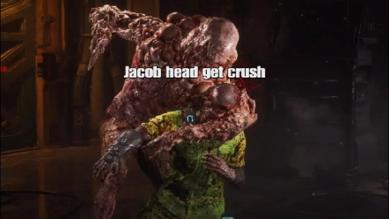 Gruesome Body horror in 4K 60FPS Jacob head get crush in slow detail