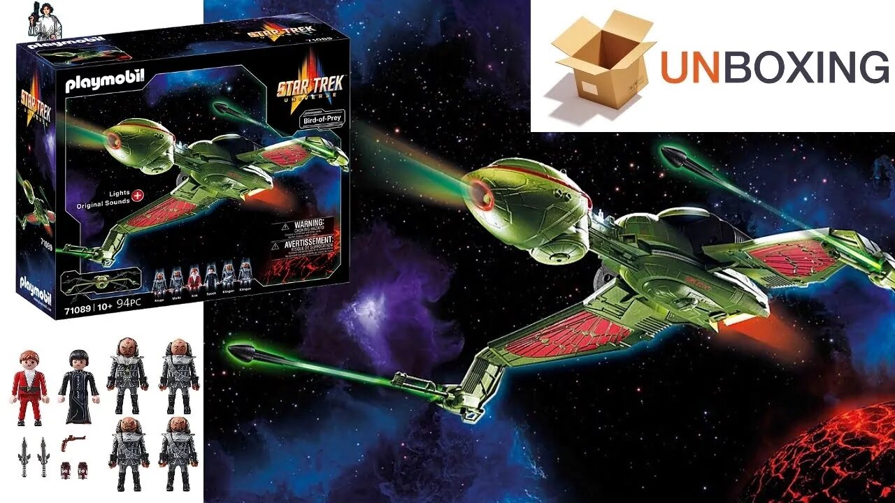 Playmobil Star Trek Bird Of Prey Unboxing And Build #playmobil #startrek