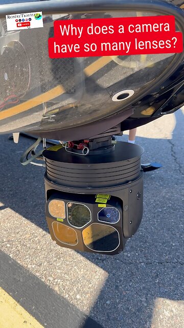 Why does a camera have so many lenses? #police #camera #policehelicopter #helicopter #aviation