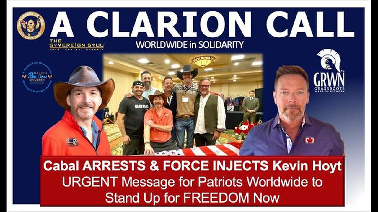 URGENT‼️KEVIN HOYT ARRESTED, FORCE INJECTED 4 EXPOSING CRIMES AGAINST HUMANITY, CHILD TRAFFICKING