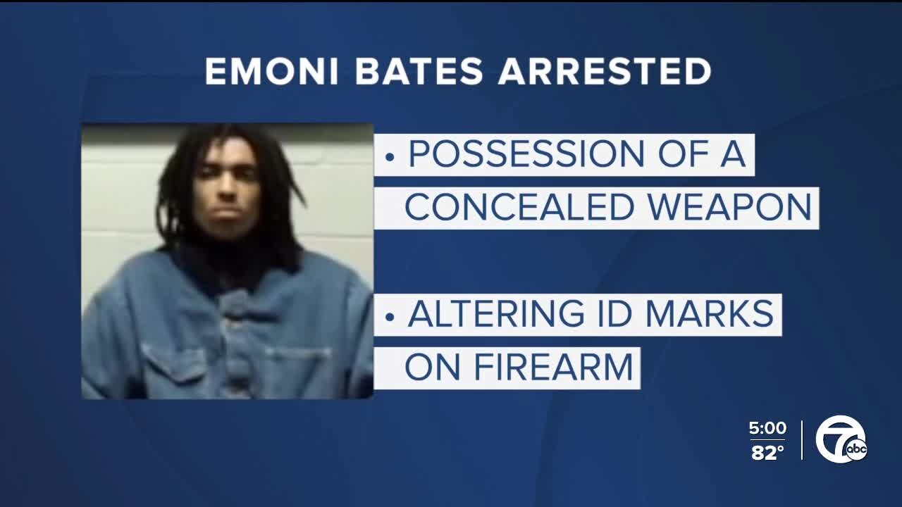 EMU basketball star & former top recruit Emoni Bates arraigned on gun charges