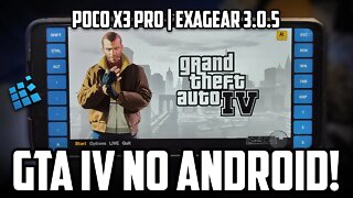 GTA IV RODANDO NO SEU ANDROID PELO EXAGEAR | GTA IV EXAGEAR WINDOWS EMULATOR