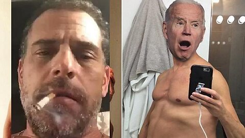 Sick Satanic Pedophile Crackhead Hunter and Joe Biden in Plain Sight! [05.08.2023]