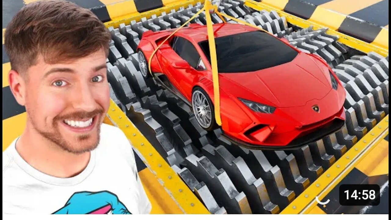 Lamborghini crushing