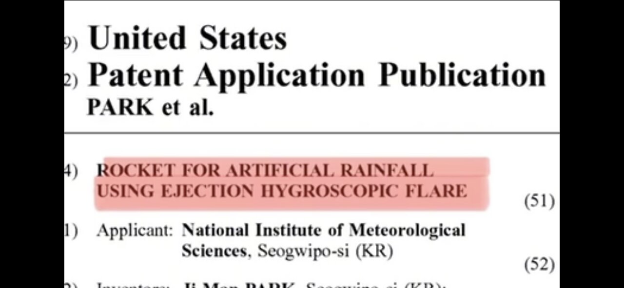 WEATHER MODIFICATION PROOF