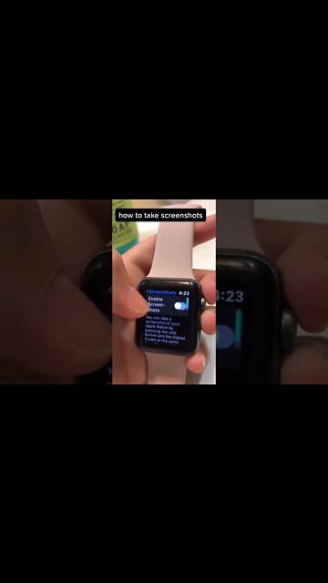 HOW TO: take screenshots on your Apple Watch!
