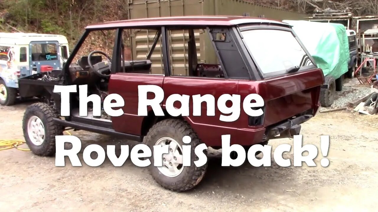 1991 Range Rover is back! Preparing to fit the engine