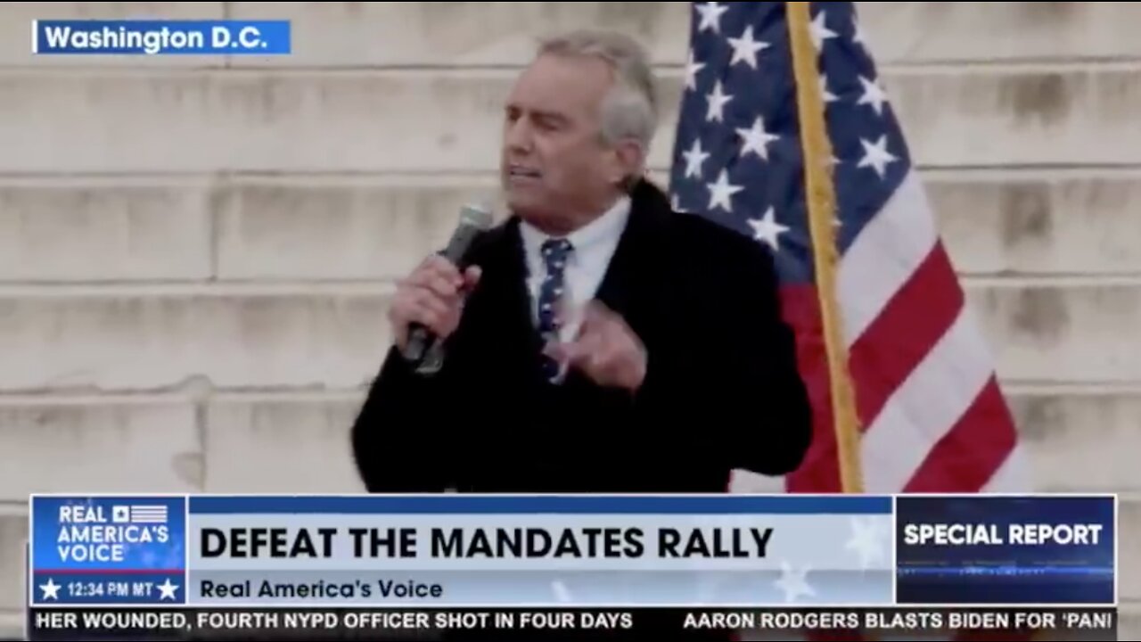 Robert F. Kennedy Jr. "Three rules that you all need to know and memorise."