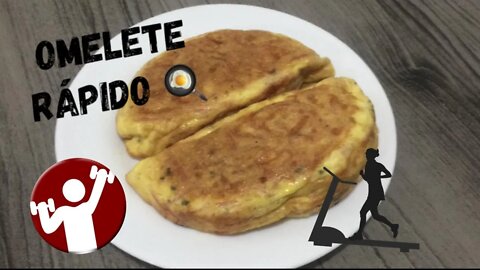 Omelete Rápido - Saudável e Prático - Momento Fit