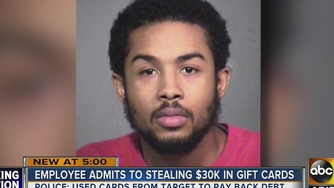 Man accused of stealing $30k in Target gift cards