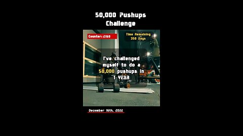 Crossed 2300 pushups today