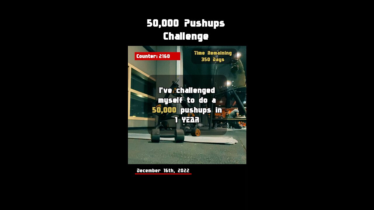 Crossed 2300 pushups today