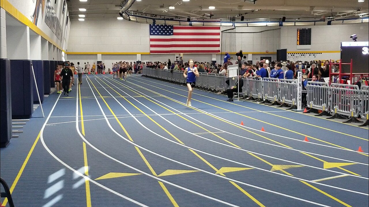 2.3.24 - Cedarville HS Indoor Meet - Boys 1600m - Heat 1