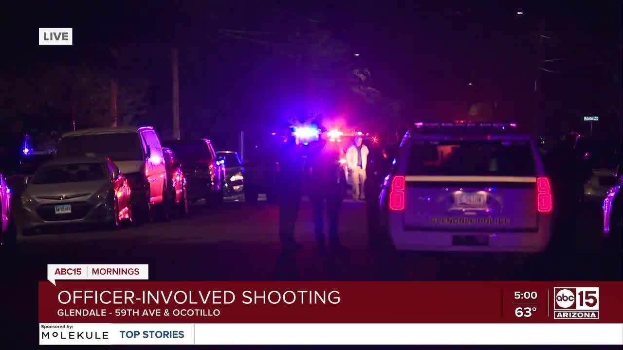 Man shot by Glendale police near 63rd Ave. and Ocotillo RD.