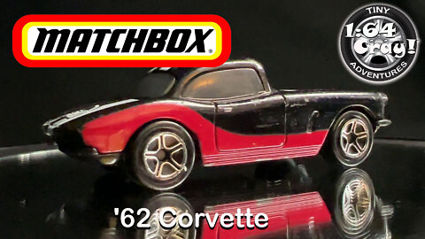 “'62 Corvette in Red/Black”- Model by Matchbox