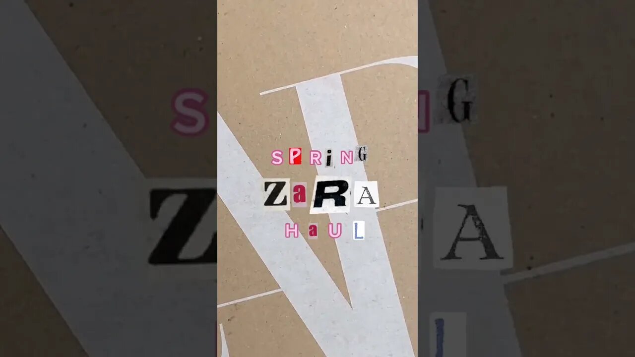 Spring Zara Haul Tiktok annacamillaaaa