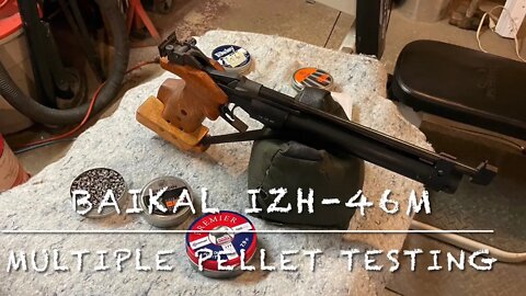 Baikal IZH-46M rainy night pellet testing RWS Vogel Crosman and Daisy