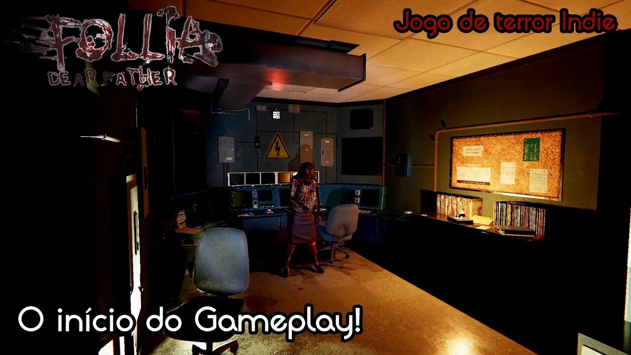 FOLLIA - Gameplay Jogo Terror Indie - Os primeiros 40 minutos - PT-BR Full HD 1080p