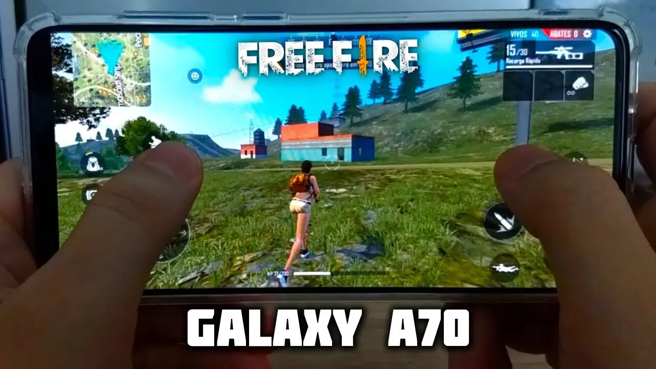 Free Fire | Galaxy A70 Gameplay