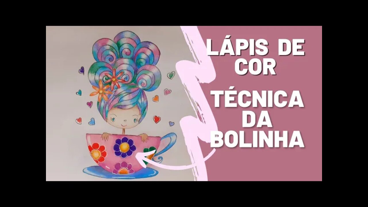 Pintura Com Lápis De Cor Menina1