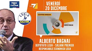 🔴 Interventi dell'On. Alberto Bagnai ospite a "Coffee Break" di Andrea Pancani (20.12.2024).