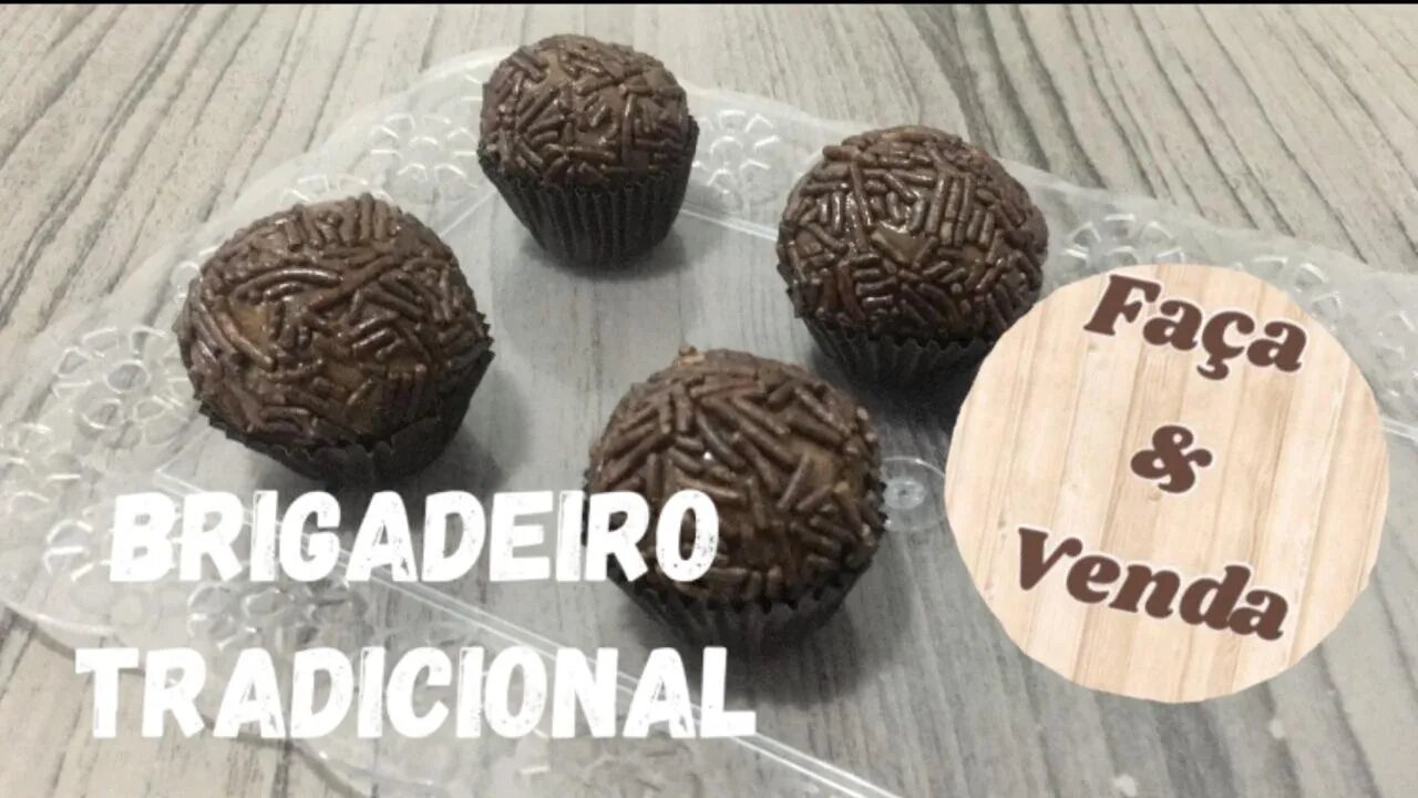 Brigadeiro Tradicional - O Mais Delicioso docinho das festinhas de aniversário, o mais tradicional