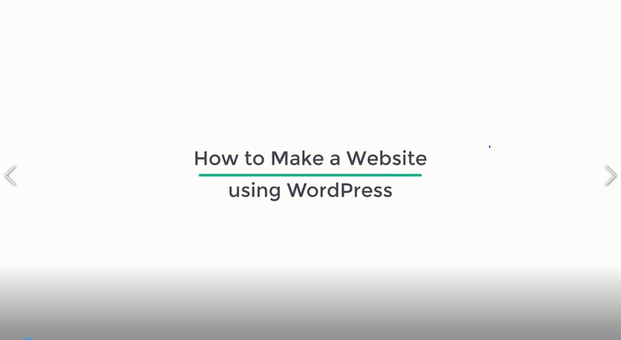 How to make a website using WordPress