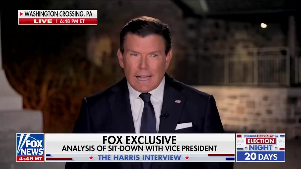 Bret Baier Says Harris Campaign Made Several Last-Minute Changes