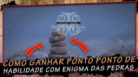 Assassin's creed valhalla, Como ganhar ponto de habilidade com o enigma das pedras | super dica