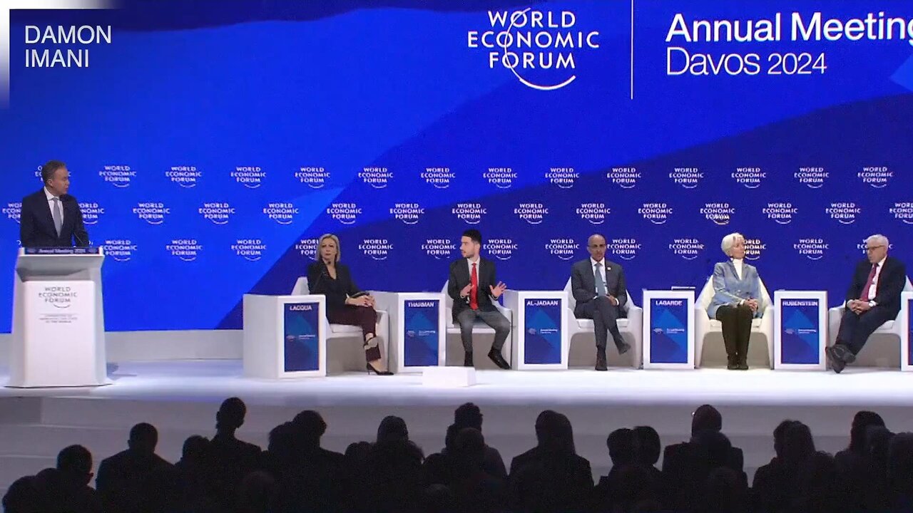 "Guest" brings up Epstein at WEF 2024 conference in Davos
