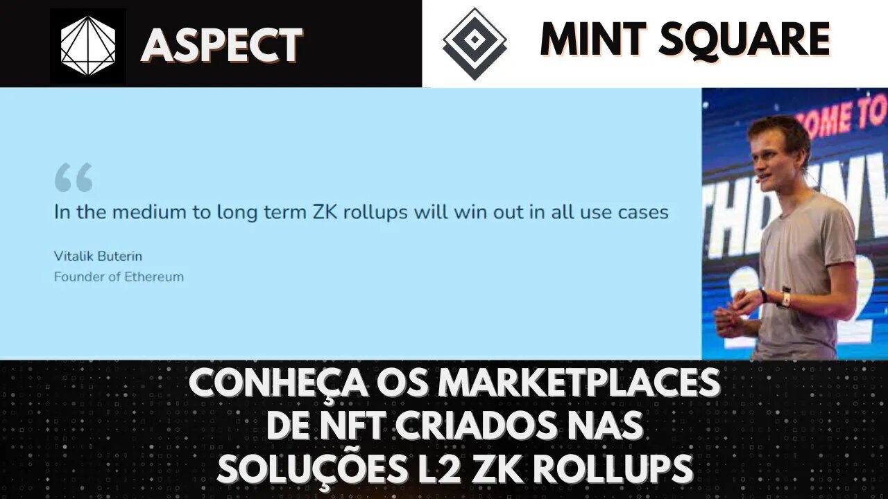 ASPECT e MINTSQUARE: Marketplaces NFT nas soluções ZK Rollups.