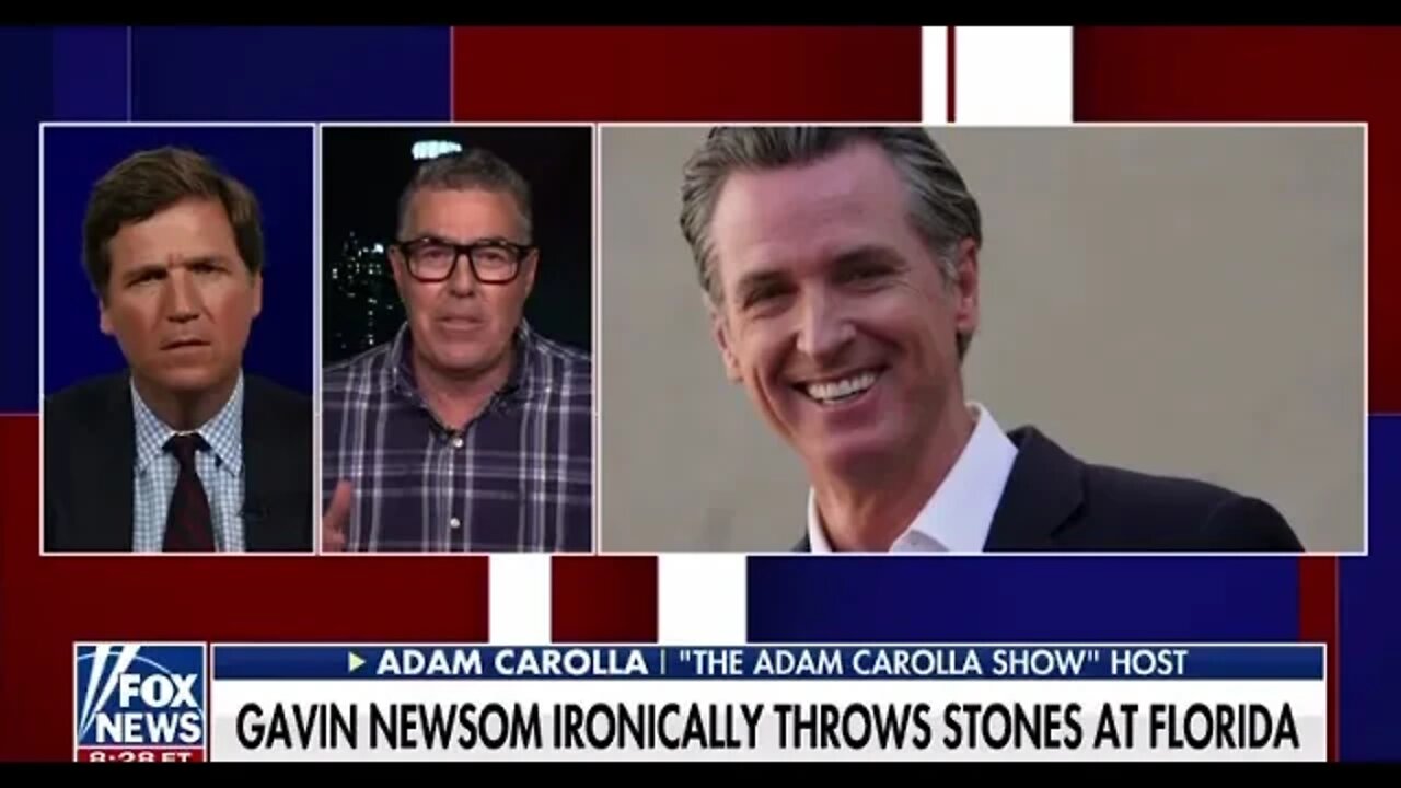 Adam Corolla - If you’d like stepping in human poop then president Gavin Newsom is your guy