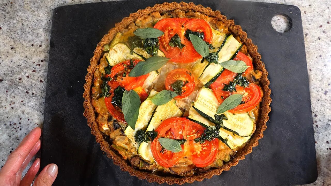 Easy keto vegan quiche | Keto vegan