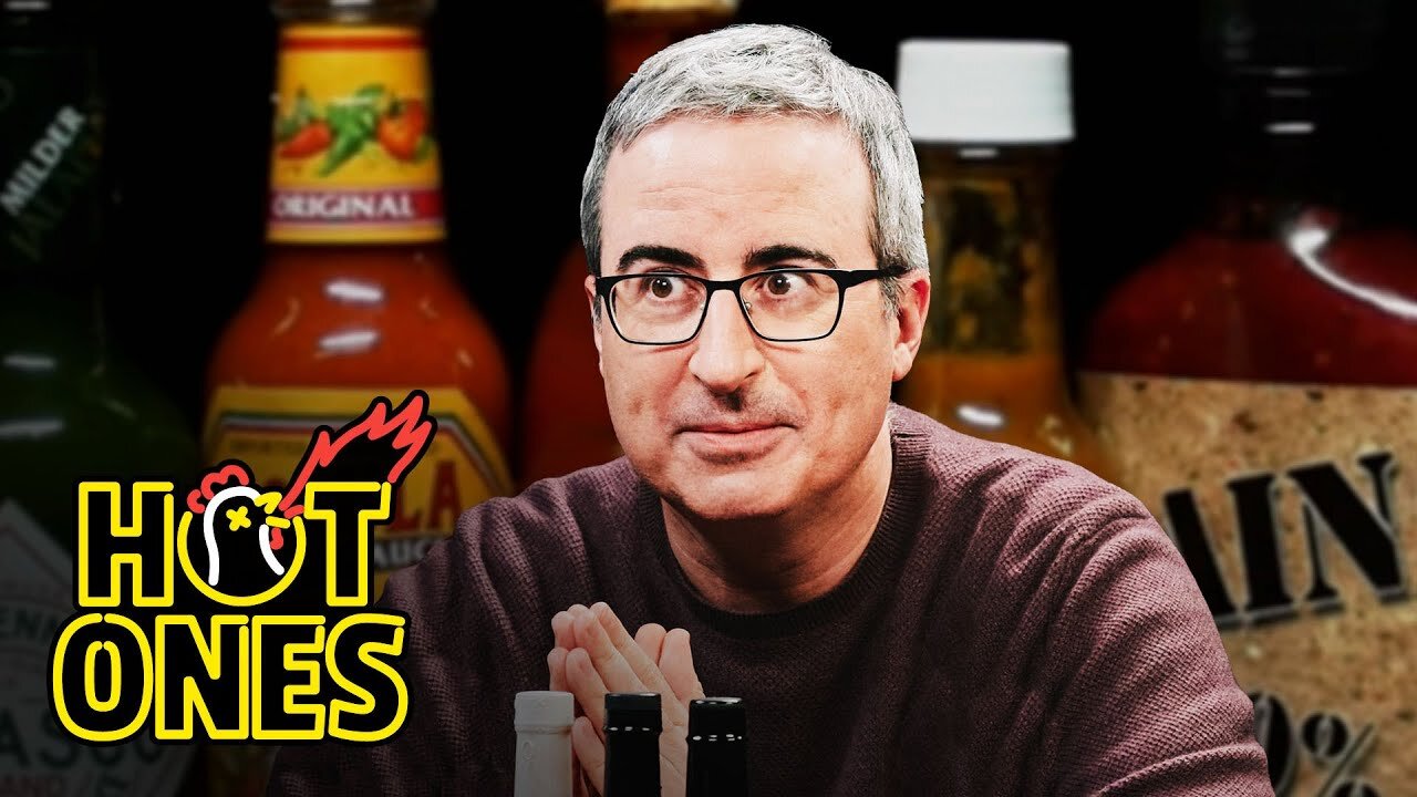 John Oliver Fears For Humanity While Eating Spicy Wings | Hot Ones