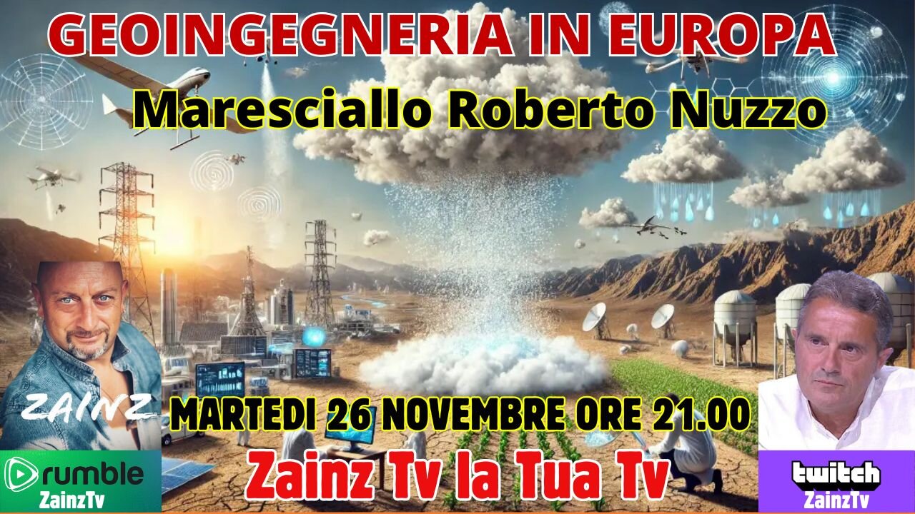 Le Dirette di #Zainz - Geoingegneria solare in Europa