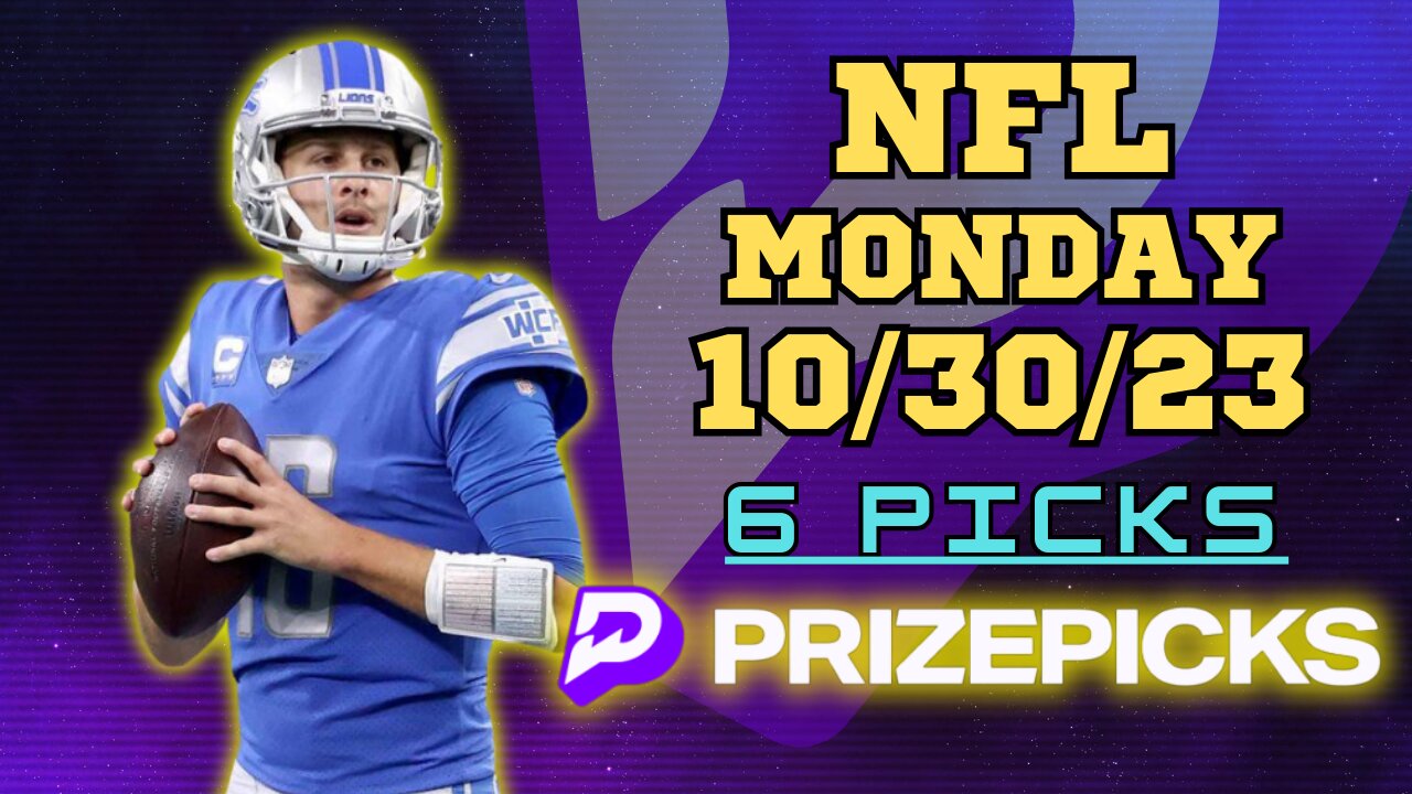 #PRIZEPICKS | BEST PICKS FOR WEEK 8 #NFL MONDAY | 10/30/2023 | BEST BETS | #FOOTBALL | PROP BETS