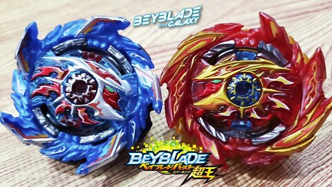 KING HELIOS .Zn 1B vs SUPER HYPERION .Xc 1A - Beyblade Burst ベイブレードバースト