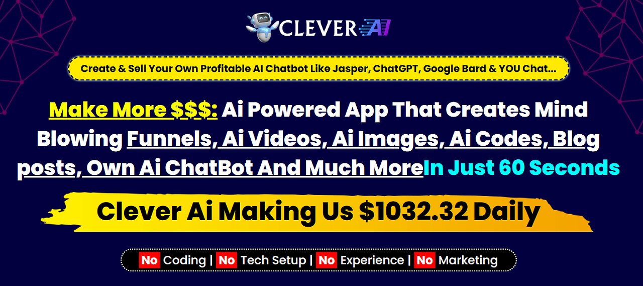 🤩🤩🤩 Create & Sell Your Own Profitable AI Chatbot Like Jasper, ChatGPT, Google Bard & YOU Chat...