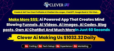 🤩🤩🤩 Create & Sell Your Own Profitable AI Chatbot Like Jasper, ChatGPT, Google Bard & YOU Chat...